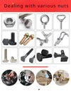 Universal Socket Wrench Head Set Sleeve Gadget 7-19mm Power Drill Adapter Spanner Key Nut Magic Grip Multi Hand Tools multitool
