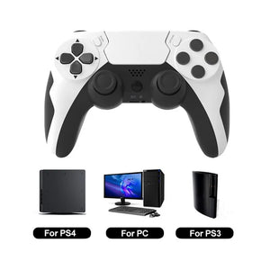 Gaming Controller for PC,  Bluetooth Connectivity, Wireless Game pad with Six Axis Gyroscope, Game Controller For PS4 PS3 Console Wins 7 8 10 Dual Vibration PC Joystick,  Compatible Sony.
