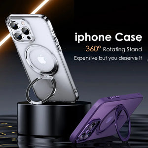 Magnetic Rotation Phone Case, Cover, Ring Holder, phone protector