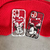 Cartoon Art Painting Mickey Mouse Phone Case For iPhone 14 13 12 11 Pro Max Mini X XS XR 7 8 Plus Transparent Soft Clear Cover