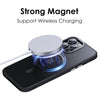 Luxury Magnetic Stand Phone Case For iphone 15 14 13 12 11 Pro Max Plus 360° Rotation Ring Holder Transparent Matte Cover Funda