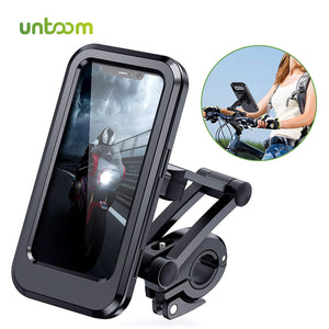 Waterproof Bicycle Phone Mount, Cell Phone Holder Stand for Bicycle, Bike Handlebar, Mobile Phone Support, Motorcycle Cell Phone Support