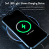 Wireless Charger 15W Qi For iPhone and SamsEssager 15W Qi Magnetic Wireless Charger For iPhone 12 11 Pro Xs Max X Induction Fast Wireless Charging Pad For Samsung Xiaomiung